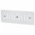 Hit & Miss Vent - 242 x 89mm - Satin Aluminium
