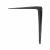 London Pattern Shelf Bracket - 250 x 200mm - Black
