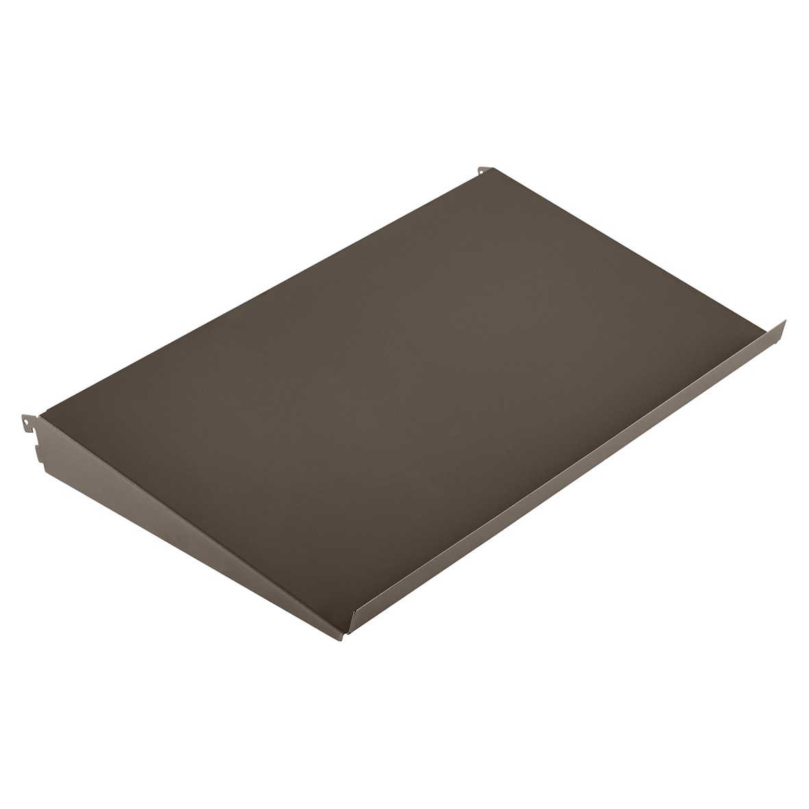 Top Track System - Angled Metal Shelf - 598 x 348mm - Graphite