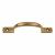 Marcus Sash Window Pull Handle - 102mm Length - Antique Brass