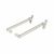 Roller Arm Fanilight Stay - 150mm Length - Satin Aluminium - Pair