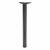 Adjustable Worktop Support Breakfast Bar Table Leg - 60 x 710-735mm - Matt Black - Pack of 4