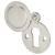 Covered Escutcheon - 33 x 43mm - Keyhole - 316 Satin Stainless Steel