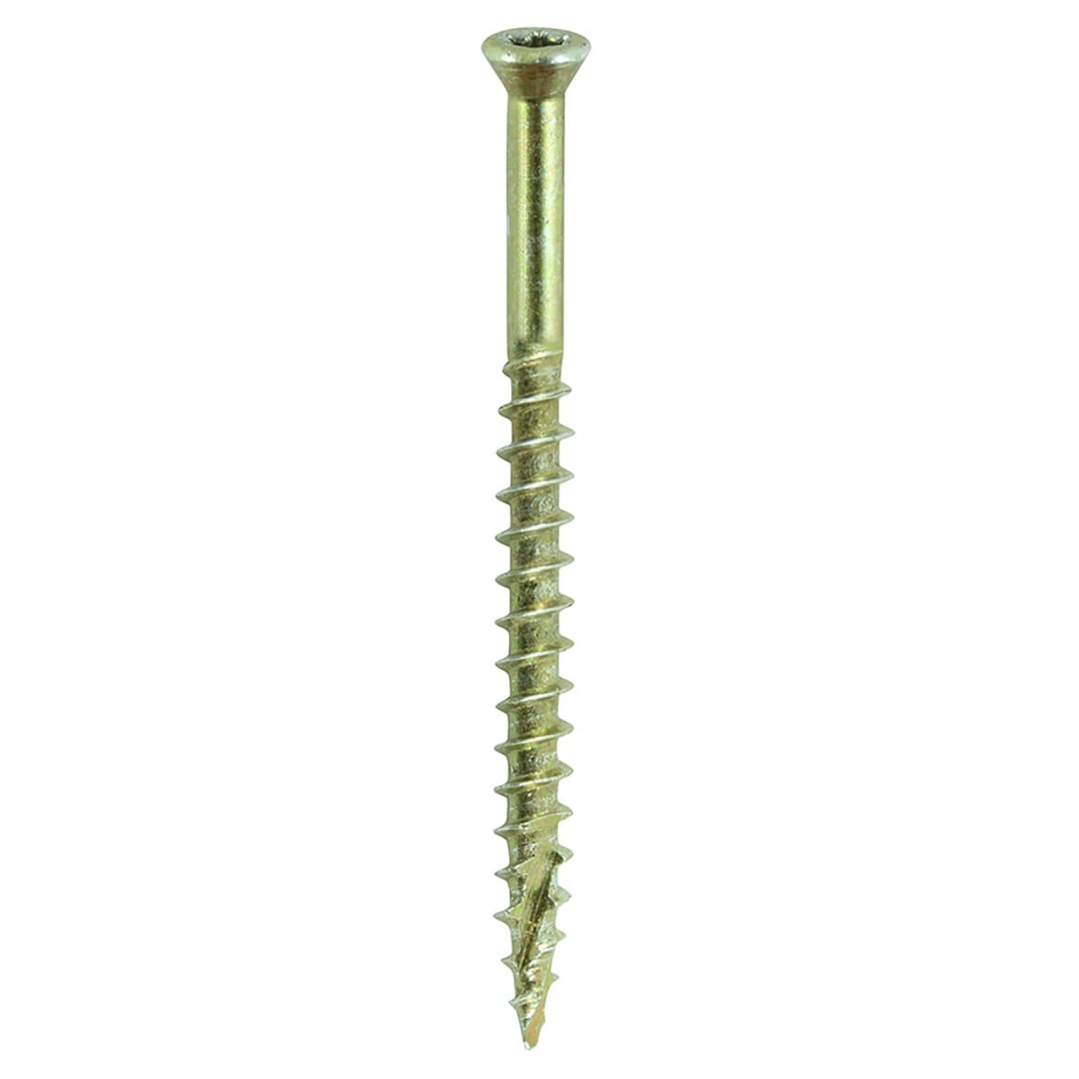C2 Tongue-Fix Torx Countersunk Wood Screws - 3.5 x 45mm - Yellow Zinc - Pack of 200