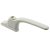 uPVC/Timber Connoisseur Inline Locking Multipoint Window Handle - Dual - White