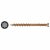 Flooring Torx Secret Fixing Wood Screws - 3.5 x 45mm - Yellow Zinc - Pack of 200