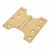 Parliament Hinge - 100 x 50 x 100mm - Polished Brass - Pair