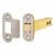 Heavy Duty Bolt Through Tubular Latch - 128mm Case - 107mm Backset - Radius - Satin Stainless