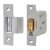 Heavy Duty Adjustable Roller Bolt Latch - 22 x 90mm Faceplate - Satin Chrome
