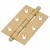 Ball Tip Washered Butt Door Hinge - 75 x 50 x 2.5mm - Satin Brass - Pair