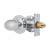 Bathroom Privacy Set - Polished Chrome