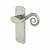 Pewter Monkey Tail Latch Door Handles - 152 x 50mm