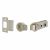 FastLatch Push-Fit Bolt Through Tubular Latch - 60mm Case - 44mm Backset - Round - Satin Nickel