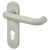 Diamond White Nylon Steel Core Euro Lock Door Handles - 72mm c/c - Paris Range