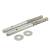 Floating Shelf Support Concealed Fixings - 100mm Bar Length - Pack of 2