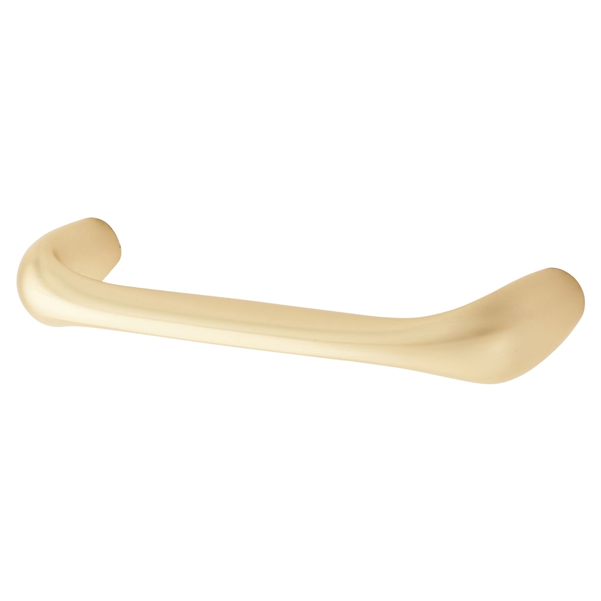 Keswick 7mm D-Bar Cabinet Pull Handle - 96mm Centres - Satin Brass