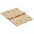 Quality Projection Hinge - 102 x 125 x 4mm - Polished Brass - Pair