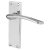 Polished Chrome Latch Door Handles - Rimini Range - 151 x 42mm