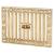 Decorative Hit & Miss Vent - 218 x 157mm - Polished Brass