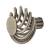 Cage Flat Round Cabinet Knob - 45mm Diameter - Polished Steel