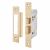 Contract Bolt Through Bathroom Lock - 76mm Case - 57mm Backset - Polished Brass