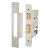 Architectural Bolt Through Euro Profile Sashlock - 78mm Case - 57mm Backset - Satin Stainless