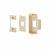 12.5mm Rebate Kit to suit Heavy Duty Tubular Latches - PVD Brass