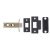 Tubular Latch - 63mm Case - 45mm Backset - Square - Matt Black