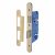 Architectural DIN Euro Sashlock - 85mm Case - 60mm Backset - Radius - PVD Brass