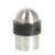 Commercial Floor Mounted Door Stop - 50 x 30mm - Polished Stainless Steel