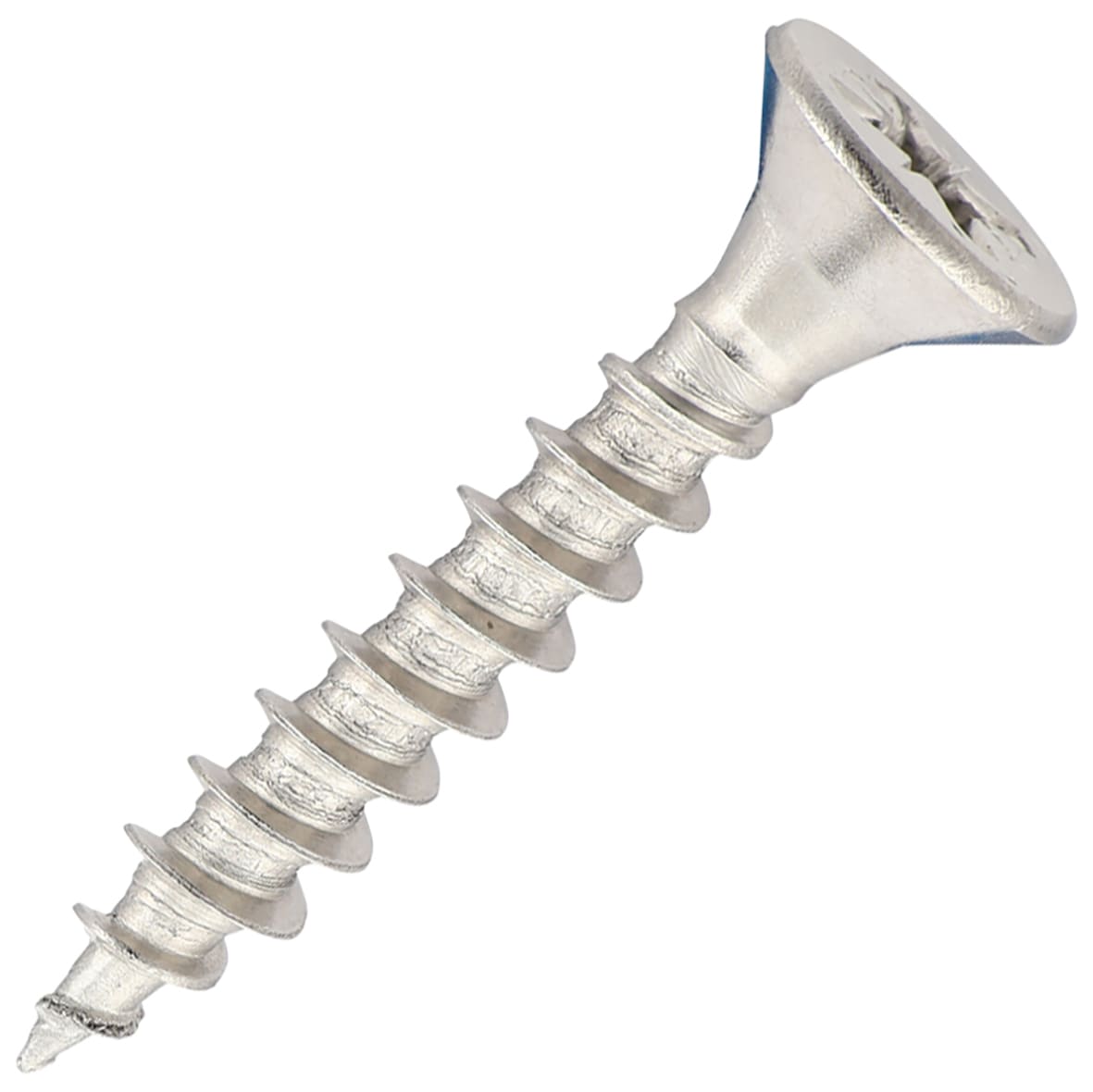 Pozi Countersunk Wood Screws - 5.0 x 30mm - A2 Stainless Steel - Pack of 200