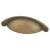 Chest Drawer Cabinet Cup Handle - 64mm Centres - Antique Brass