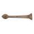 Tudor Door Hinge Front - 457mm Length - Oil Rubbed Bronze