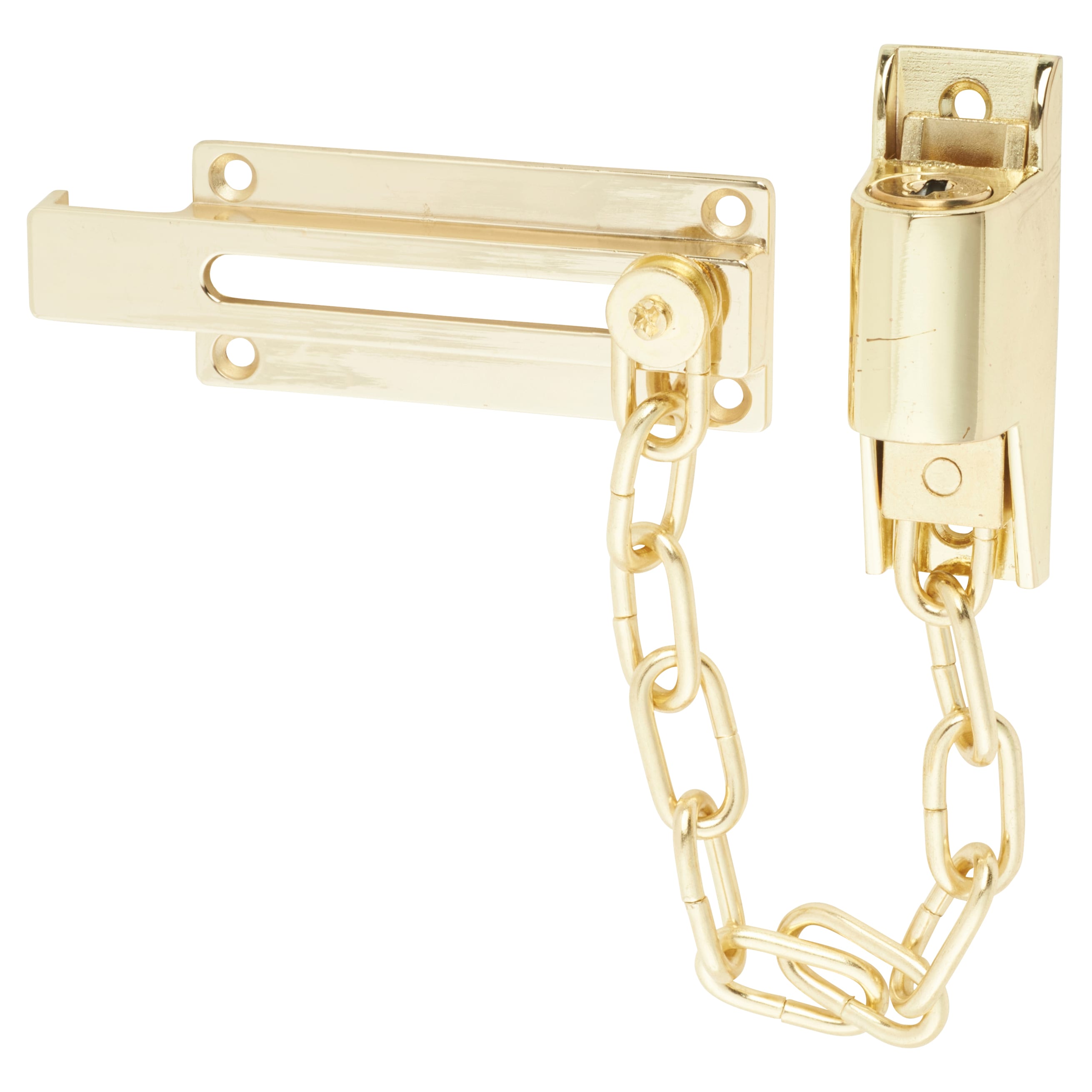 Locking Door Chain - Electro Brass