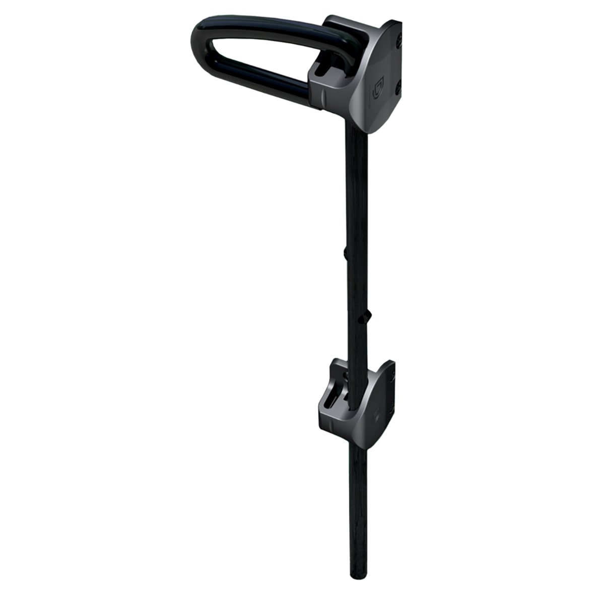 D&D Heavy Duty Drop Bolt - 640mm Length - Black