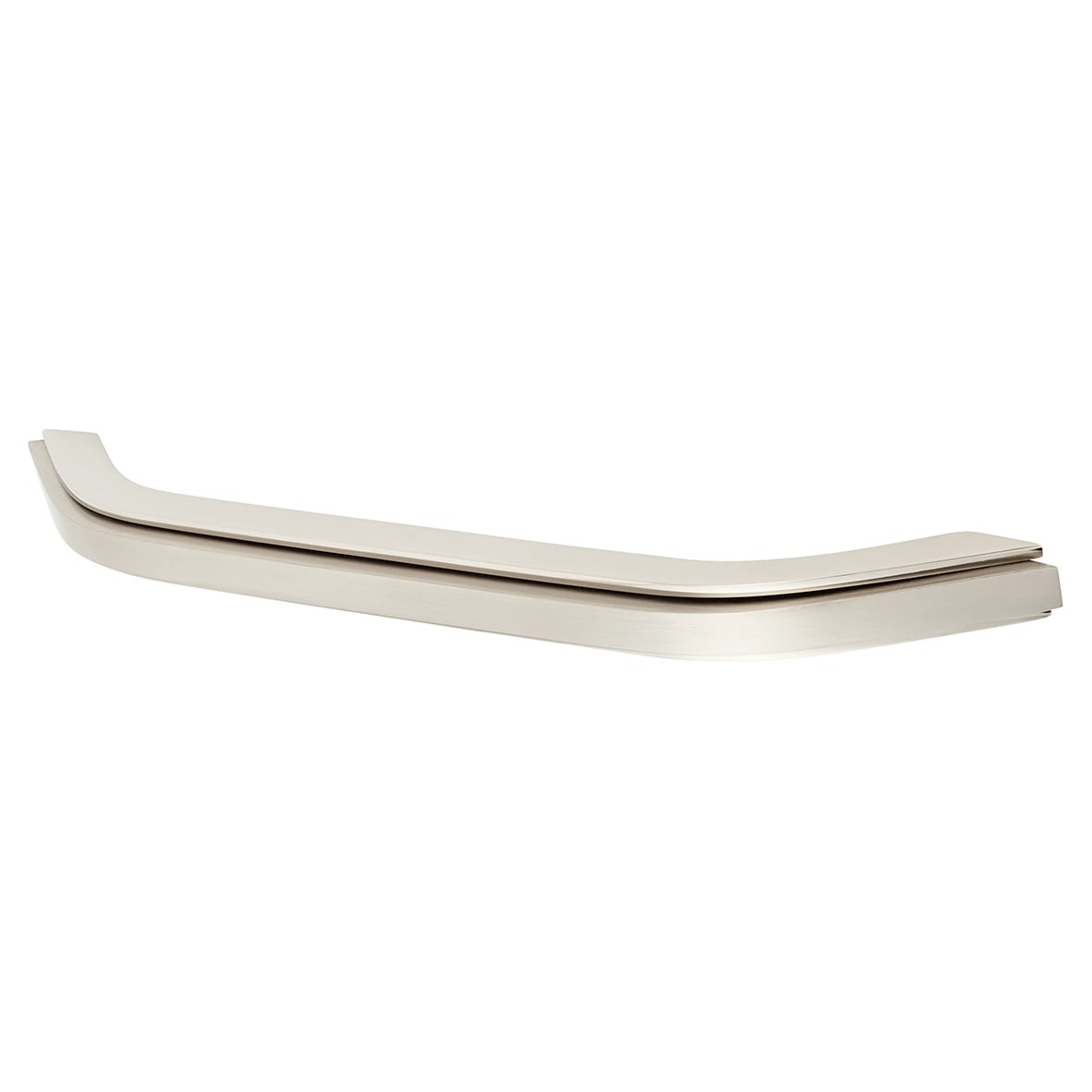 Aries Bow Cabinet Pull Handle - 192mm Centres - Satin Nickel