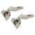 CLIP Top Soft Close Cabinet Hinge - +45° - Overlay - Zinc Plated - Pair