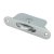 Radius Ball Bearing Sash Window Pulley - 44mm Curved Metal Wheel - Satin Chrome