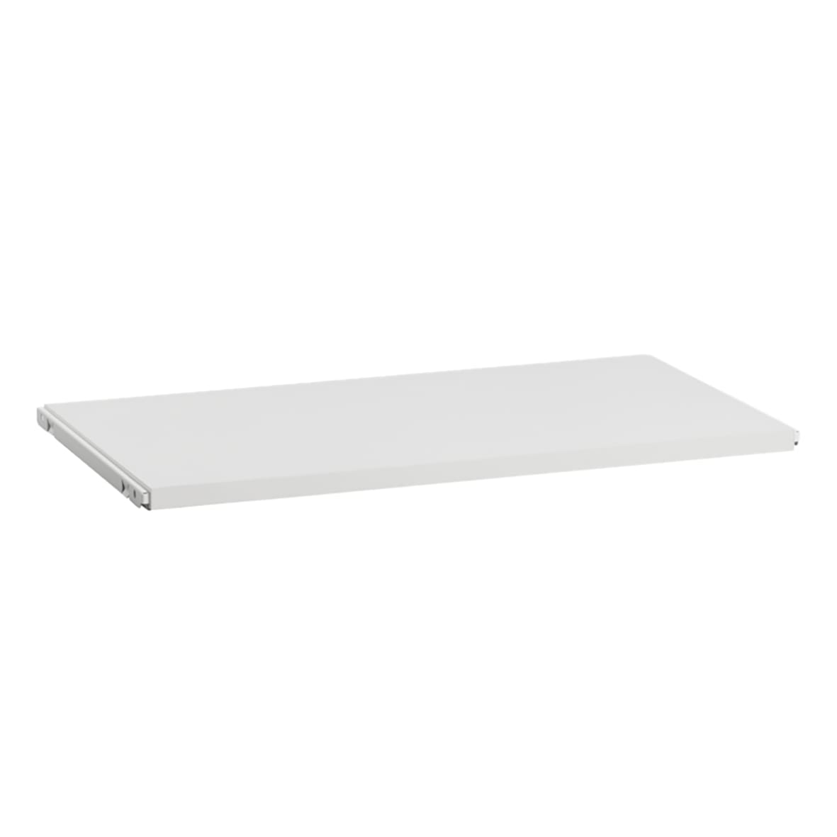 Top Track System - Click In White Edged Melamine Board/Shelf - 605 x 323 x 20mm - White