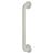Diamond White Nylon D-Bar Door Pull Handle on Rose - Screw Fix - 425mm c/c