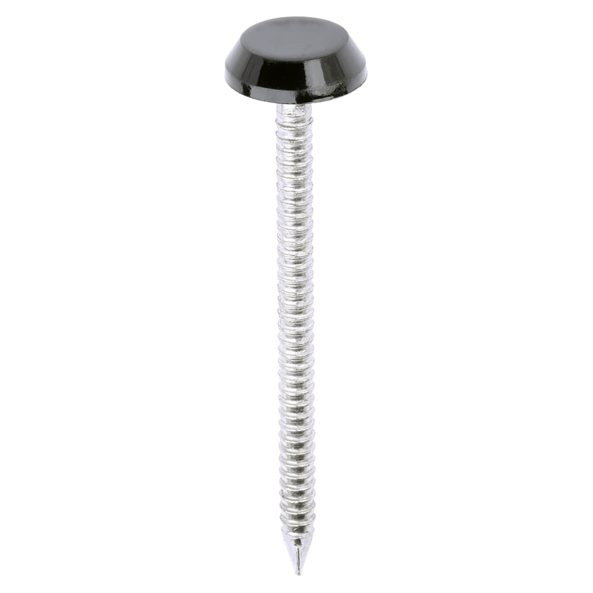 Polymer Headed Nails - 50mm Length - Black - Pack of 100