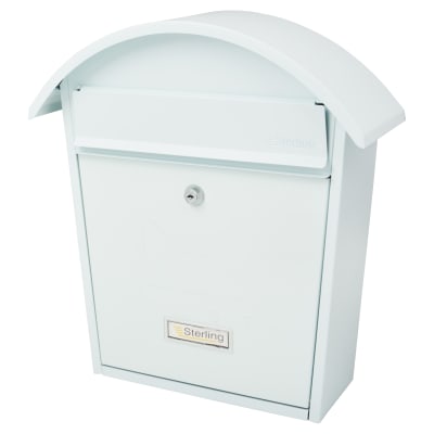 Classic Postbox - 363 x 370 x 134mm - White