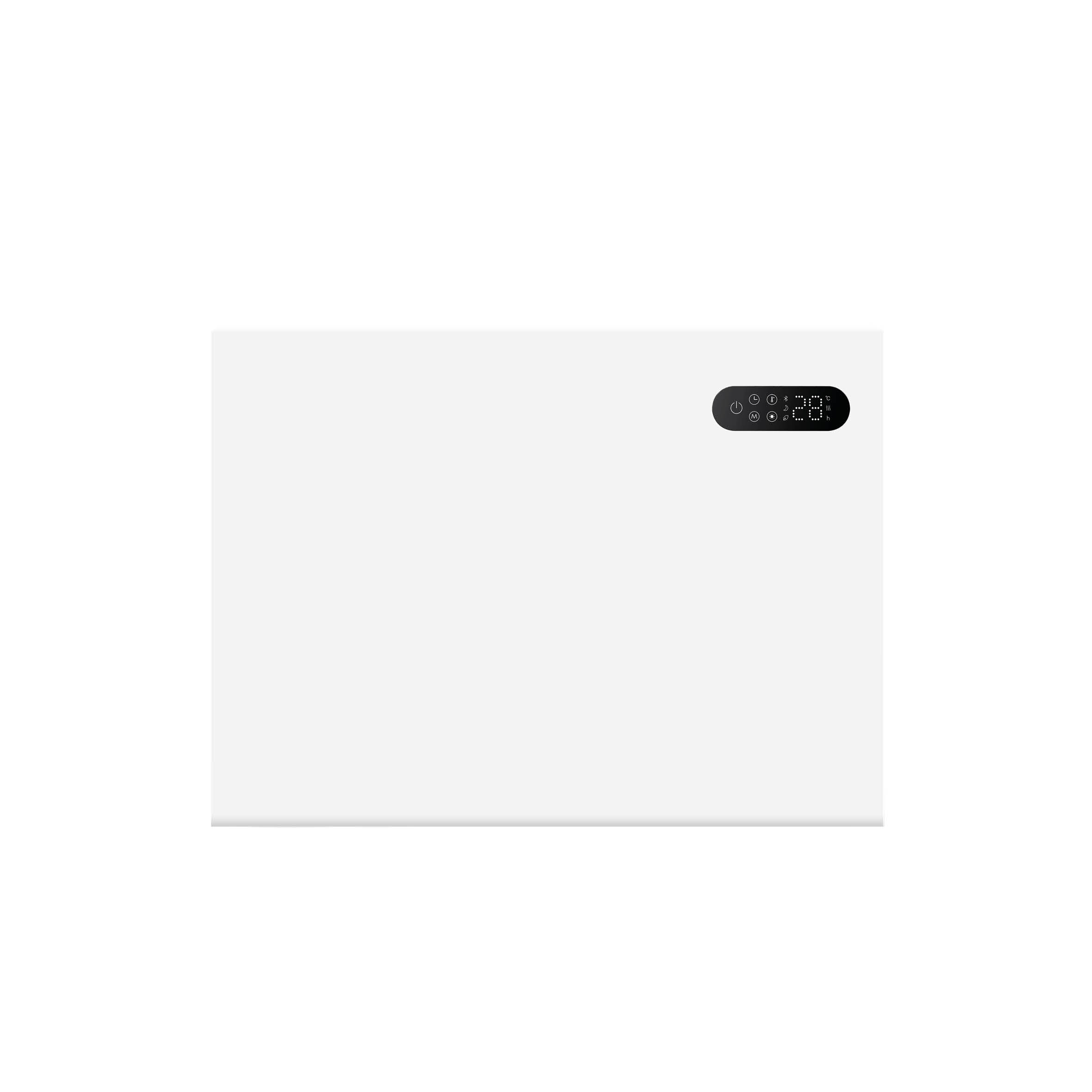 NiDO 1.0kW Ultra-Slim Wi-Fi Digital Electric Panel Heater - White