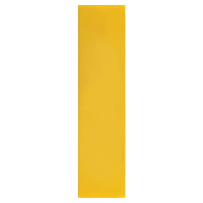 AR624A Nylon Self-Adhesive Plain Finger Plate - 305 x 75mm - Golden Yellow