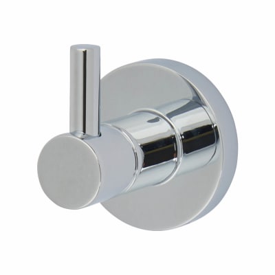 Style Single Robe Hook - 95 x 70 x 55mm - Polished Chrome