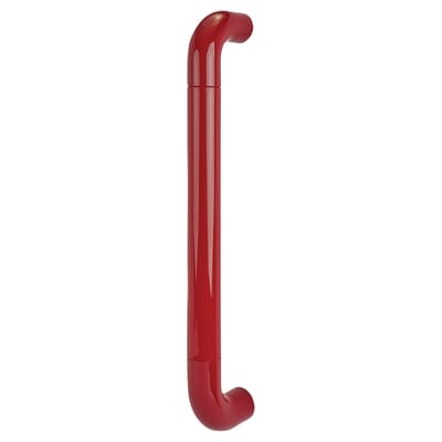 Rouge Red Nylon D-Bar Door Pull Handle - Bolt Fix - 425mm c/c