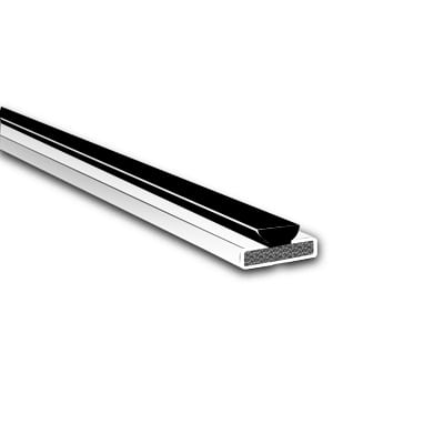 Fire & Smoke Intumescent Strip - - 10 x 4 x 2100mm with Brush - White - Pack of 75