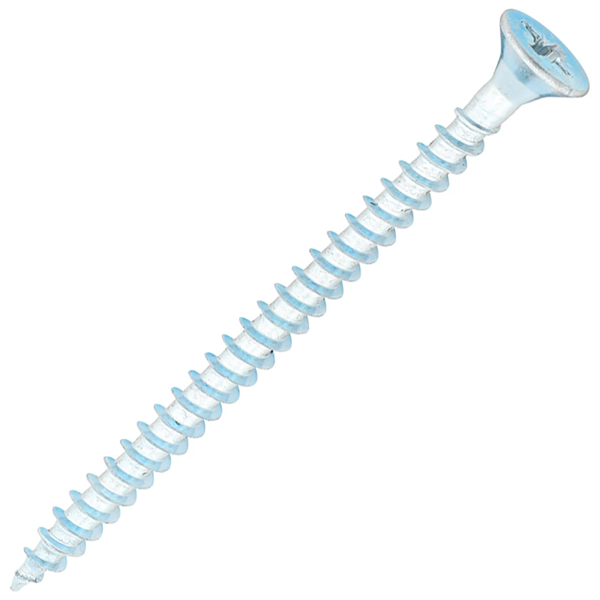 General Purpose Pozi Countersunk Chipboard Wood Screws - 5.0 x 70mm - Zinc Plated - Pk of 200