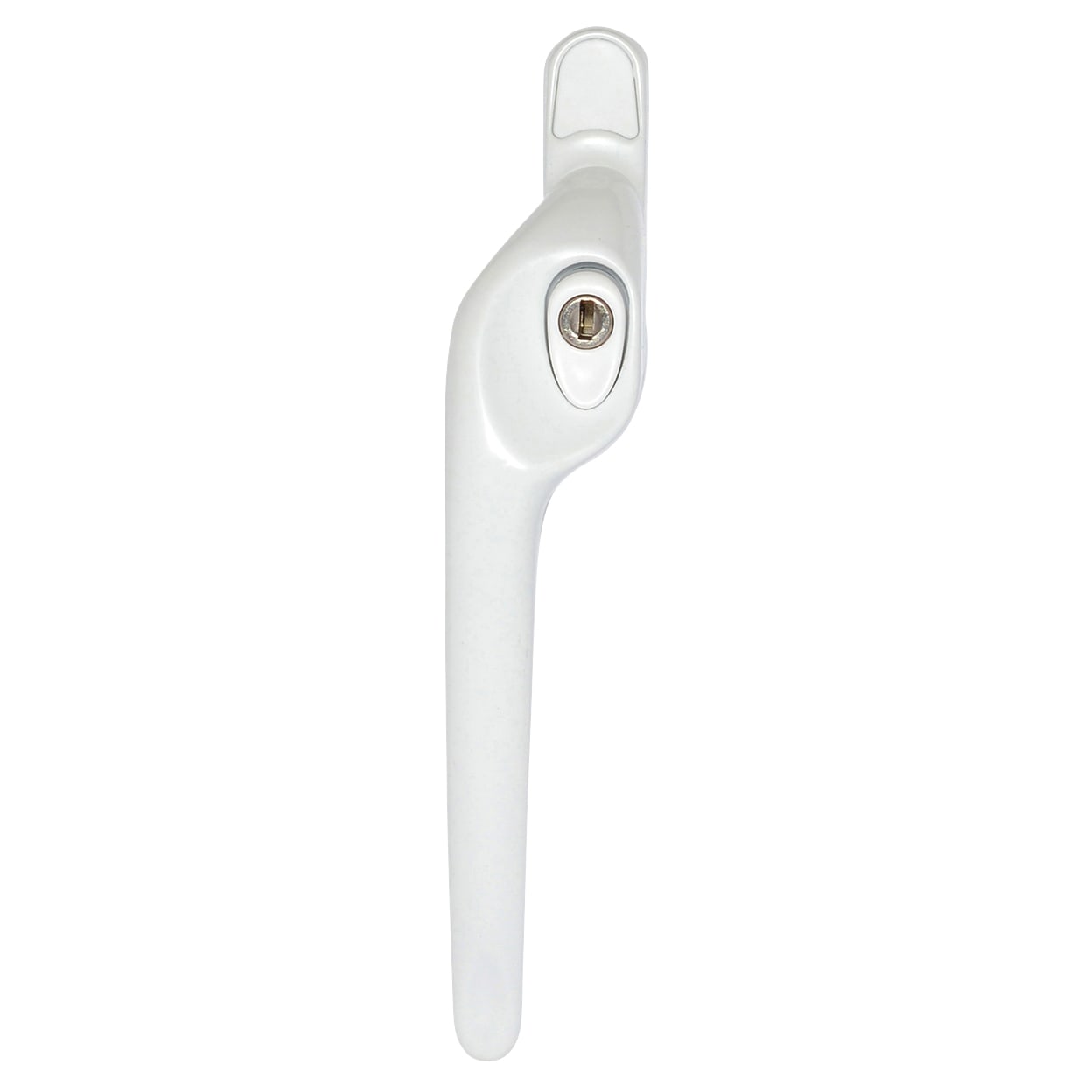 uPVC Maxim Offset Espagnolette Locking Multipoint Multi-Spindle Window Handle - L-Hand - White
