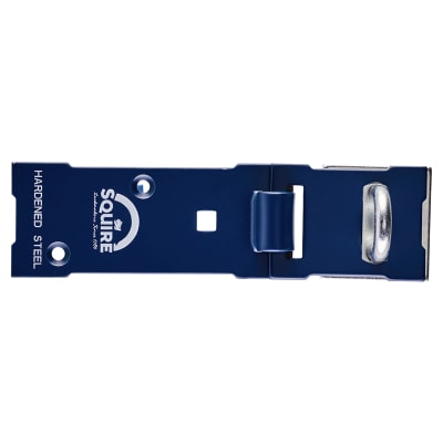 NO.6H Hardened Steel High Security Hasp & Staple - 153 x 44mm - Blue